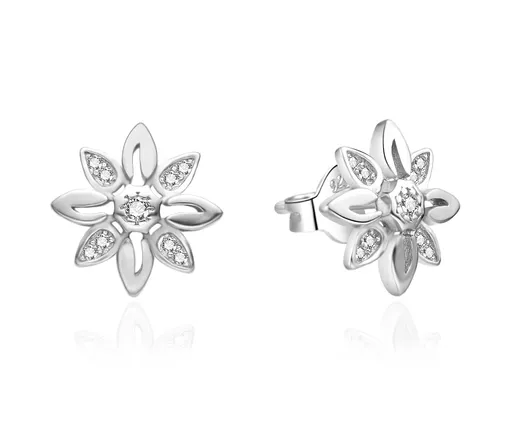 Agato Cercei fermecători din argint Flori AGT-E259PW