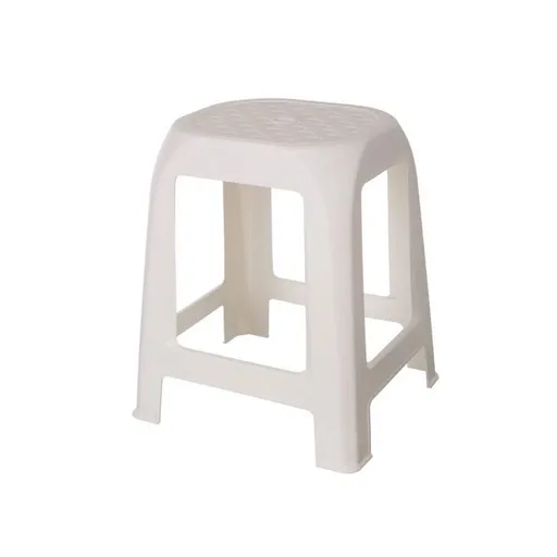 Scaun din plastic DESIGN alb, 41 x 35 x 46 cm, alb