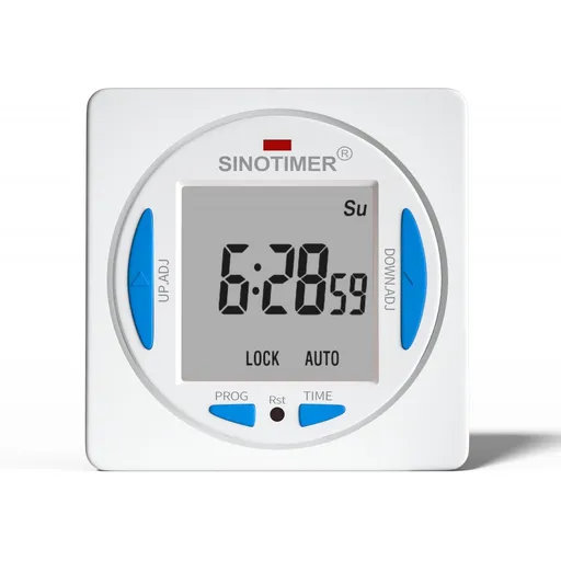 Releu digital cu temporizator 24h Sinotimer, 50/60Hz, cu tensiune personalizata 5/12/24VDC, TM628AKL