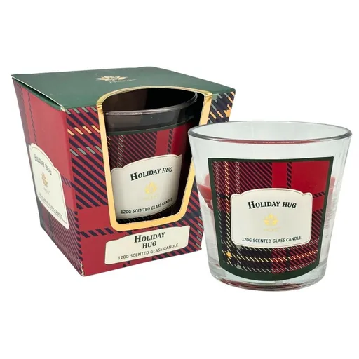 Lumânare în sticlă Arome,Holiday Hug,120 g