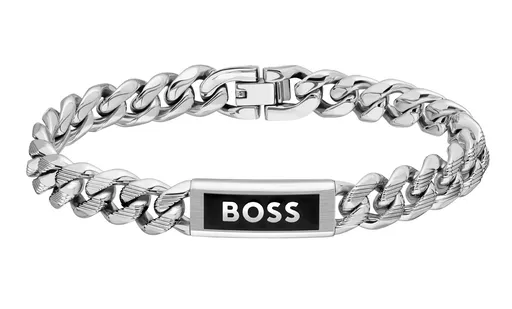 Hugo Boss Brățară de oțel pentru bărbați Kassy Emblem 1580679 17,5 cm