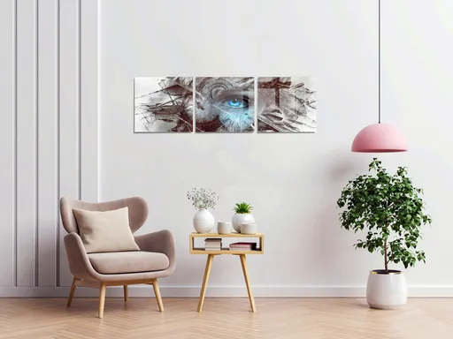 Tablou decorativ, 1292, 60 x 60 cm, 3 piese, Multicolor