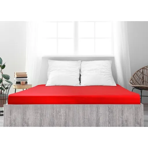 Cearșaf de pat 4Home jersey Ideal roșu , 140 x 200 cm, roșu, 140 x 200 cm