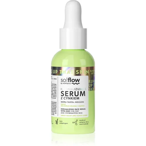 so!flow Normalizing Face Serum With Zinc ser facial cu zinc 30 ml