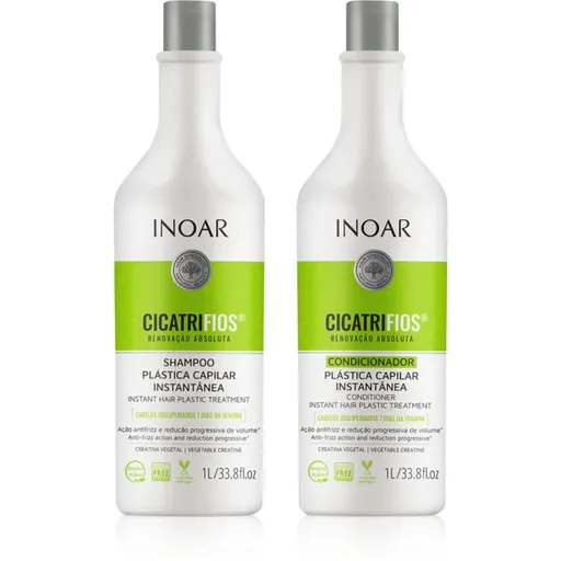 INOAR CicatriFios set pentru parul deteriorat si fragil 2x1000 ml