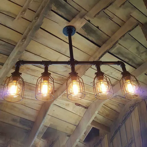 Lustra, Opviq, 791EVL2508, Negru