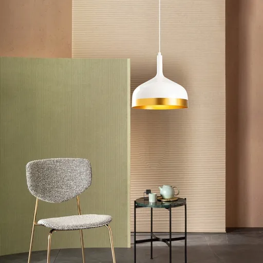 Lustra, Opviq, 892OPV1522, Alb/Auriu