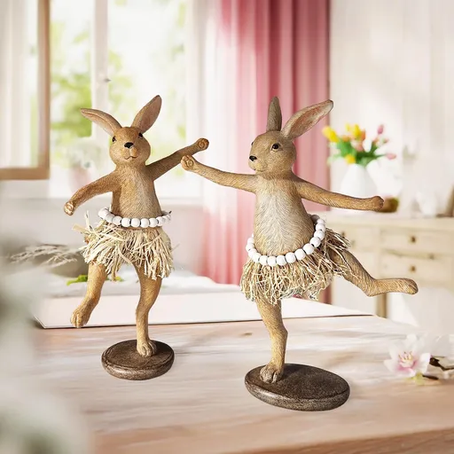 Iepurași dansatori, set 2 buc.