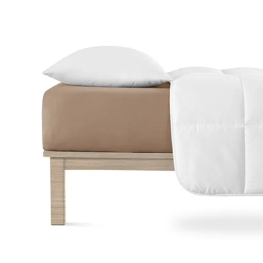 Cearșaf de pat 4Home Lycra, 90 x 200 cm, maro, 90 x 200 cm