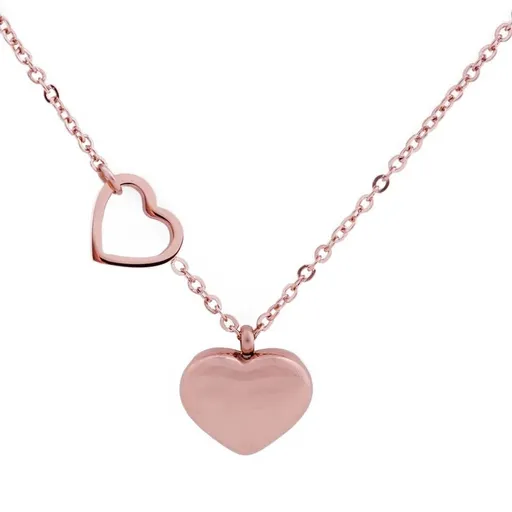 Vuch Colier romantic placat cu aur Inlove Rose Gold