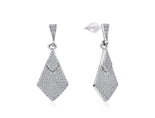 MOISS Cercei din argint cu zircon cubic E0002551