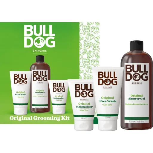 Bulldog Original Grooming Kit set cadou corp si fata