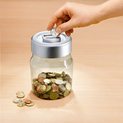 Cutie de bani cu contor