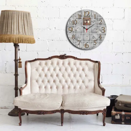 Ceas de perete, Ms-45, ø40 cm, Multicolor