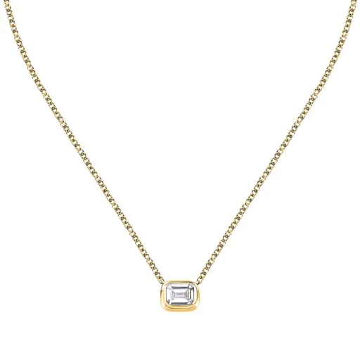 Trussardi Colier elegant placat cu aur cu zirconiu cubic T-Design TJAXA20