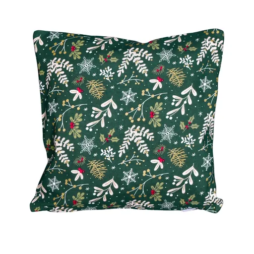 Față de pernă Crăciun verde, 40 x 40 cm