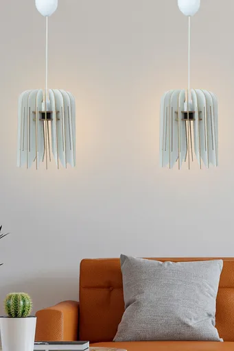 Lustra, Opviq, 390FLH1588, Alb