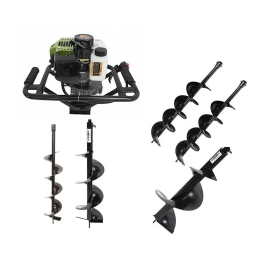 Motoburghiu - Foreza Pamant - Procraft GD62 - Putere 2.5 CP + 5 burghie 100, 150, 200, 250, 300 mm