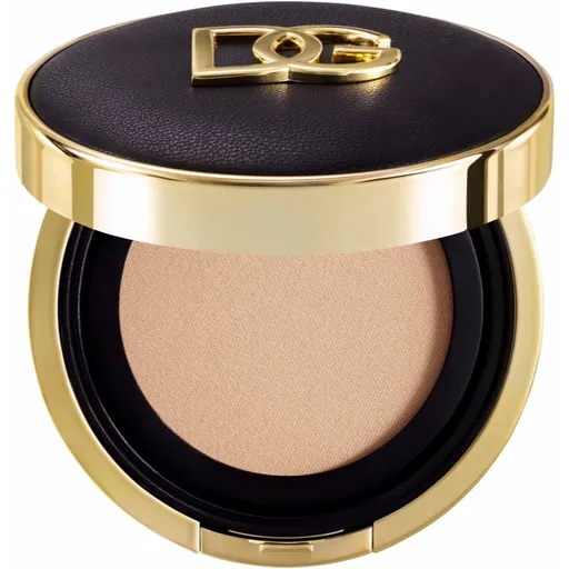 Dolce&Gabbana Fresh Rose Glow Cushion fond de ten iluminator și hidratant SPF 50+ culoare 4N 15 g