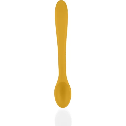 Zopa Silicone Spoon linguriță 6 m+ Mustard Yellow 1 buc