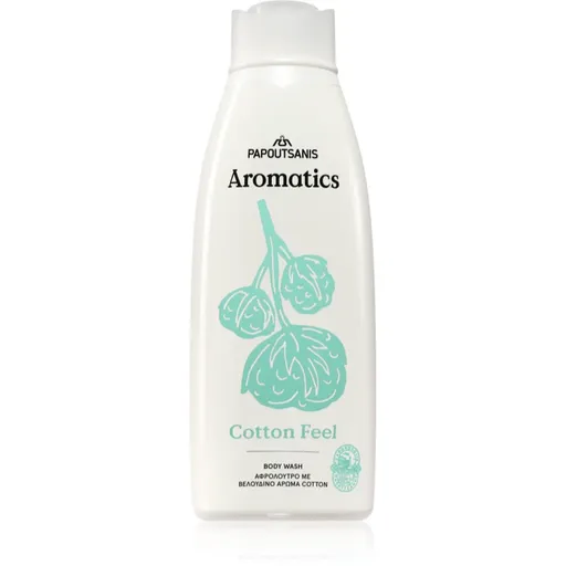 PAPOUTSANIS Aromatics Cotton Feel gel de duș mătăsos 650 ml