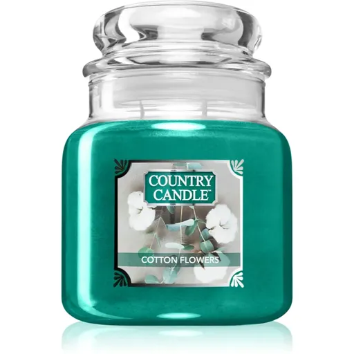 Country Candle Cotton Flowers lumânare parfumată 510 g