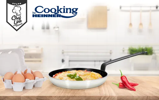 Tigaie profesionala, Cooking by Heinner, 24x5 cm, aluminiu presat