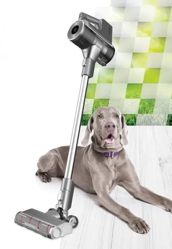 Aspirator vertical Verticlean Pro, Heinner, 450W, 25.9V, 0.7L, negru/argintiu