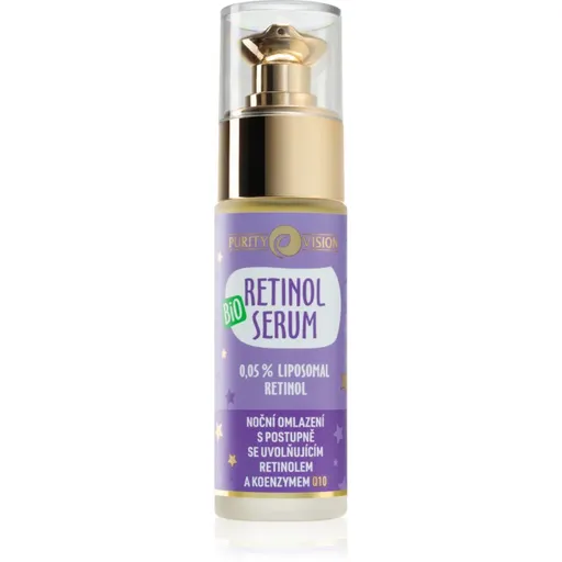 Purity Vision BIO Retinol ser de noapte care încetinește îmbătrânirea pielii 30 ml