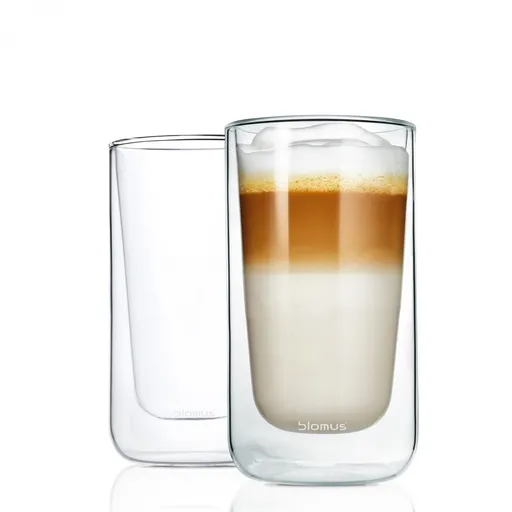 Set 2 buc. căni termice pentru latte machiato NERO - Blomus