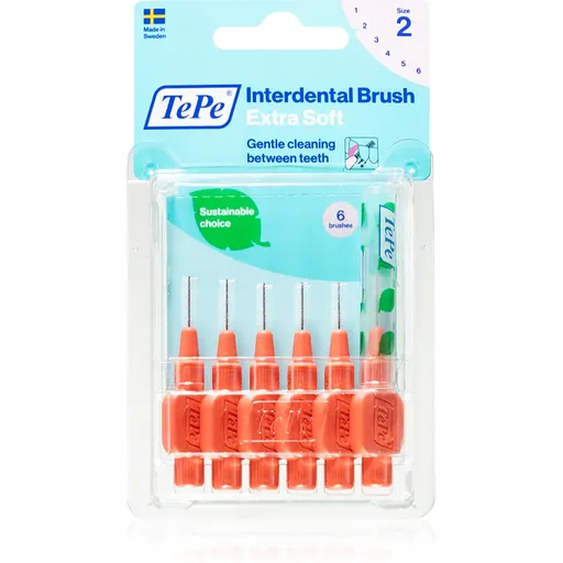 TePe Interdental Brush Extra Soft perie interdentara 0,5 mm 6 buc