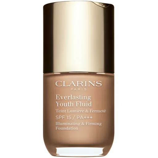 Clarins Everlasting Youth Fluid Foundation make-up pentru luminozitate SPF 15 culoare 112 Amber 30 ml