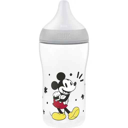 NUK Perfect Match Disney biberon cu controlul temperaturii Mickey 3m+ 260 ml