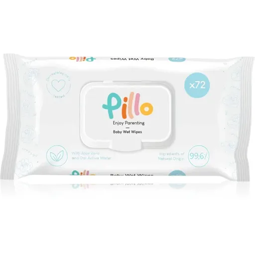 Pillo Baby Wet Wipes șervețele umede pentru copii 72 buc