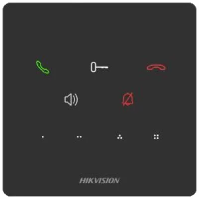 Post interior interfon audio Hikvision DS-KH6000-E1, microfon, difuzor, PoE