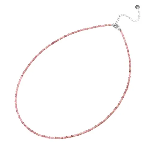 Agato Colier de perle minerale cu rodonit POL-N01/47L