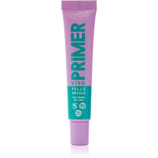 puroBIO Cosmetics Primer baza de machiaj pentru ten gras 15 ml