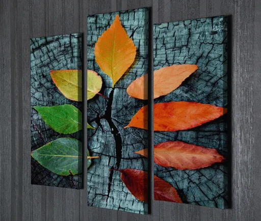 Tablou decorativ, UC67, 45 x 20 cm, Multicolor