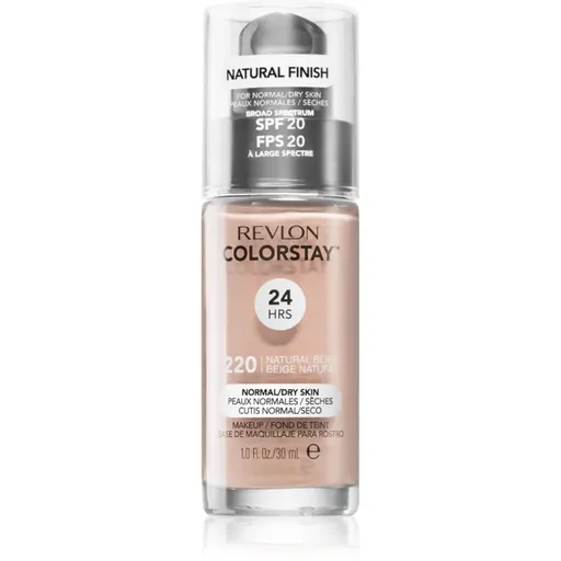 Revlon Cosmetics ColorStay™ SPF 20 machiaj persistent pentru ten normal spre uscat culoare 220 Natural Beige 30 ml