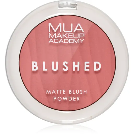 MUA Makeup Academy Blushed Powder Blusher fard de obraz sub forma de pudra culoare Rouge Punch 5 g