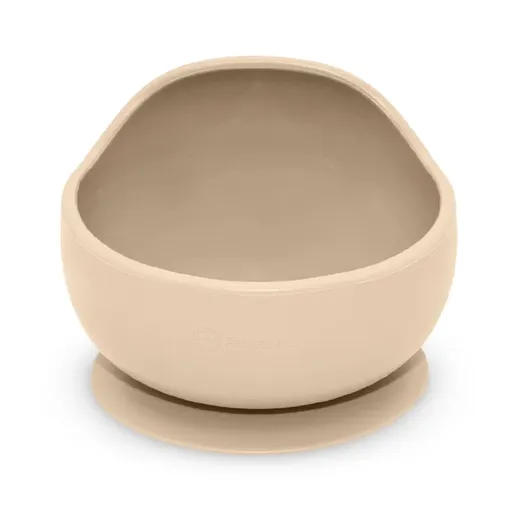 Petite&Mars Take&Match Silicone Bowl castron cu ventuză Desert Sand 6 m+ 360 ml