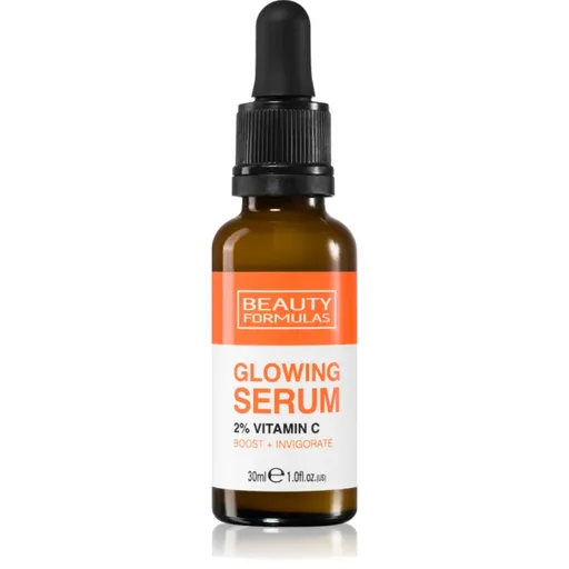Beauty Formulas Glowing 2% Vitamin C ser facial cu efect iluminator 30 ml