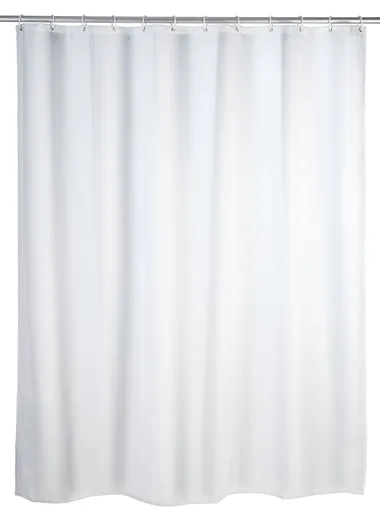 Perdea de dus, Wenko, 180 x 200 cm, 100% poliester, alb