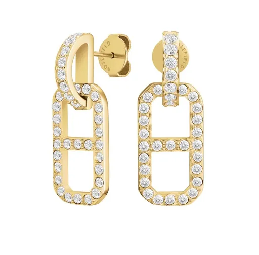 Rosefield Cercei moderni placați cu aur Fine Octagon JEOPG-J1180