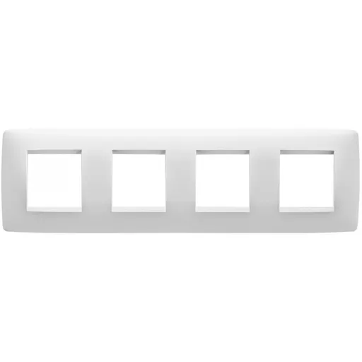 Rama ornament 2+2+2+2 module Gewiss Chorus One International GW16128TB, alb