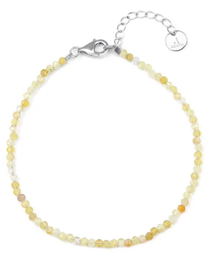 Agato Brățară minerală cu opal galben POL-B20/21L