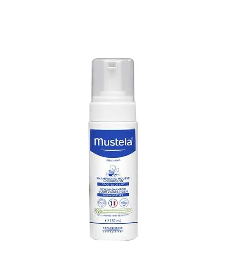Mustela Șampon cu spumă pentru nou-născuți (Foam Shampoo for Newborns) 150 ml