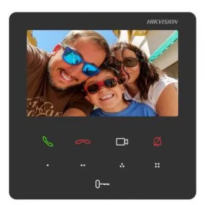 Post interior videointerfon Wifi Hikvision DS-KH6110-WE1, microfon, difuzor, PoE