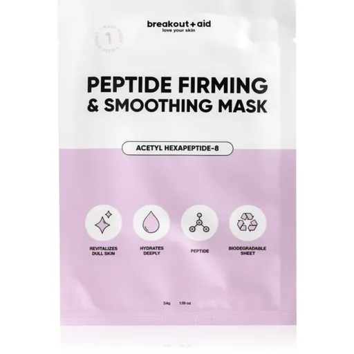breakout + aid Peptide Firming & Smoothing Mask masca pentru celule cu peptide 34 g