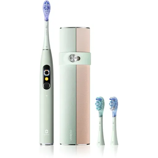 Oclean X Ultra 20 Set periuta de dinti cu ultrasunete + 2 capete de schimb cu trusă de călătorie Green